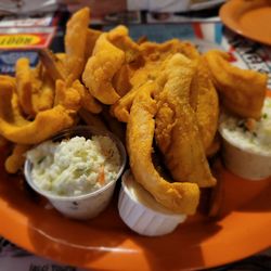 Tackle Box II - Perch Dinner 1 lb w fries and Cole Slaw
