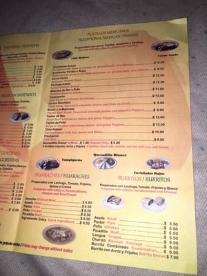 Menu photo 4 El Taco Sabroso #2 Oak Lawn, IL Menu photo 4 El Taco Sabroso #2 Oak Lawn, IL