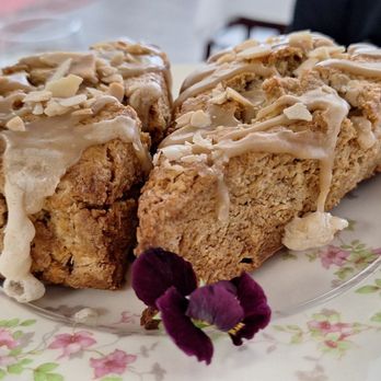 The Flour Box Tearoom - almond scones - Coffee & Tea Near Me - Kernersville, North Carolina The Flour Box Tearoom - almond scones - Coffee & Tea Near Me - Kernersville, North Carolina