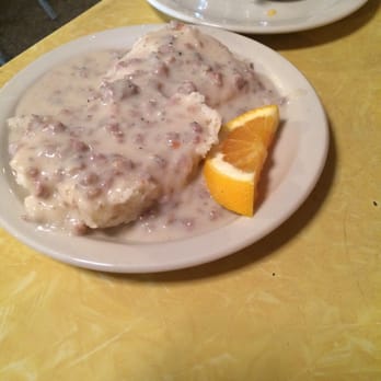 Home Grown - Homemade biscuit with sausage gravy...devoured! - Diners Near Me - Atlanta, Georgia Home Grown - Homemade biscuit with sausage gravy...devoured! - Diners Near Me - Atlanta, Georgia