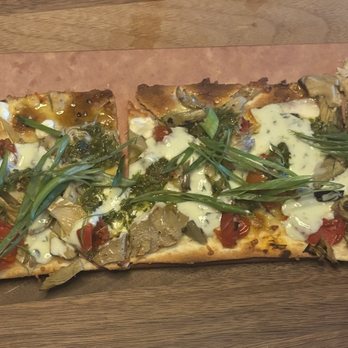 Seasons 52 - Flatbread this is something that they're famous for and I can definitely understand why. It's absolutely crisp and delicious. - New American Near Me - Rancho Cucamonga, California Seasons 52 - Flatbread this is something that they're famous for and I can definitely understand why. It's absolutely crisp and delicious. - New American Near Me - Rancho Cucamonga, California