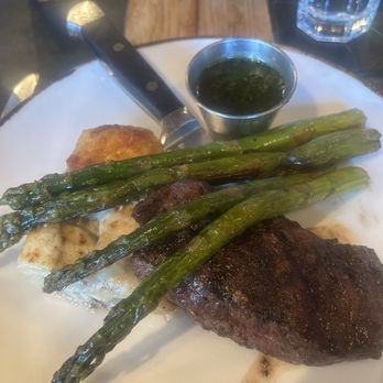 Madison Crossing Lounge - Steak with chimichurri - American Near Me - West Yellowstone, Montana Madison Crossing Lounge - Steak with chimichurri - American Near Me - West Yellowstone, Montana