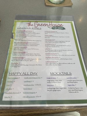 Menu photo 7 The Greenhouse Bar Nashville, TN