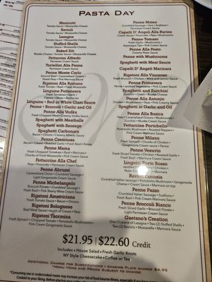 Menu photo 3 Mulberry Street Babylon Babylon, NY
