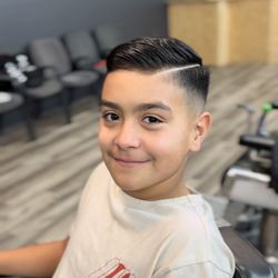 Richerson’s Barber Shop  - Clean Fade with the Hard Part.