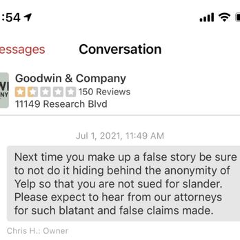 Goodwin & Company - Threat from Goodwin. - Property Management Near Me - Austin, Texas
