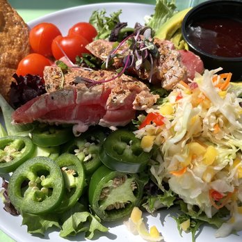 Zogg's Raw Bar & Grill - Ahi Tuna salad. - Bars Near Me - Rehoboth Beach, Delaware Zogg's Raw Bar & Grill - Ahi Tuna salad. - Bars Near Me - Rehoboth Beach, Delaware