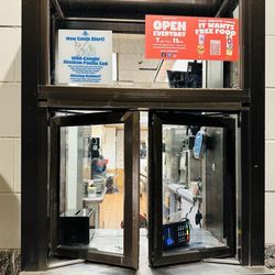 Drive thru window open 7 am to 11 pm