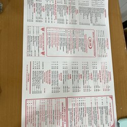 Lucky Star - Menu