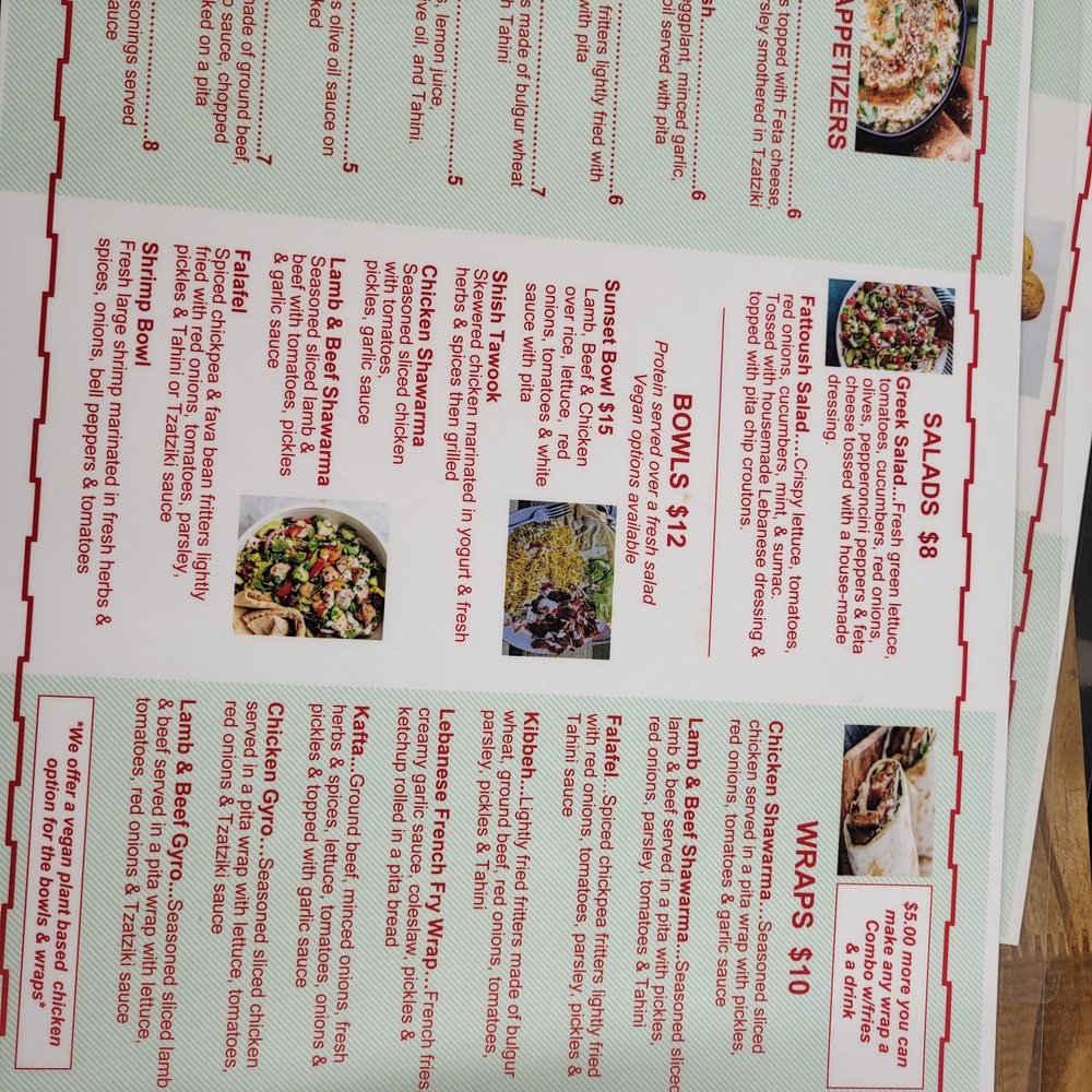 Menu Menu