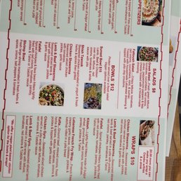 Menu Menu