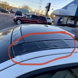 J & R Auto Sales - This car was advertised as like new condition & they were asking high book. Yes that's Duct Tape!