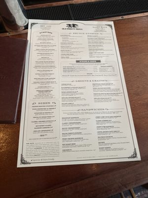 Menu photo 2 Old Ebbitt Grill Washington, DC, DC