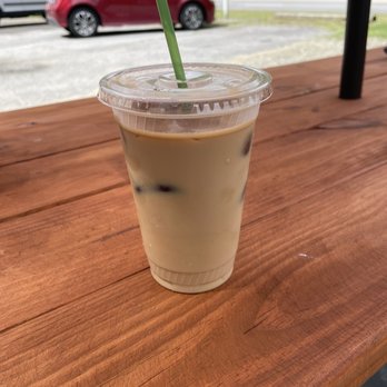 Round Earth Roasters - Cold Brew Iced Latte - Coffee & Tea Near Me - Asheville, North Carolina