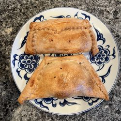 Empanadas Maria Elba - Empanadas one with steak and one with Spanish and cheese.