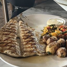 Brick Oven-roasted Chilean Sea Bass