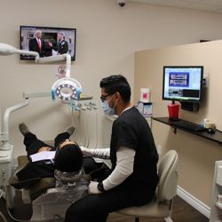 Narek Ovsepian, DDS - Plenty O' Smiles - Our wonderful Dental Assistant Armando with one of our lovely patients