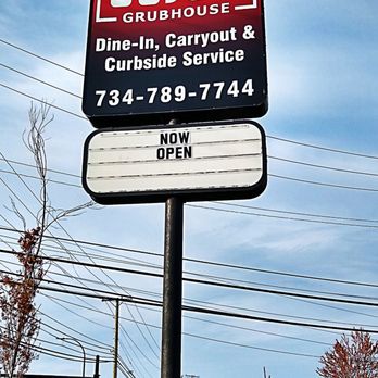 Gojo’s Grubhouse - a sign for a restaurant - American Near Me - Flat Rock, Michigan