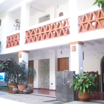 Villa Mercedes - interior balconies from the poolside courtyard - Hotels Near Me - Puerto Vallarta, JAL