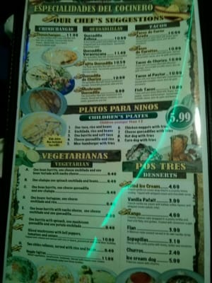 Menu photo 6 Grand Azteca West Bloomfield Township, MI