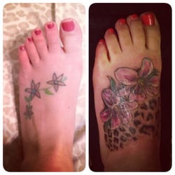 Blue Scarab - Tattoo cover up done by Bobby Sylvester