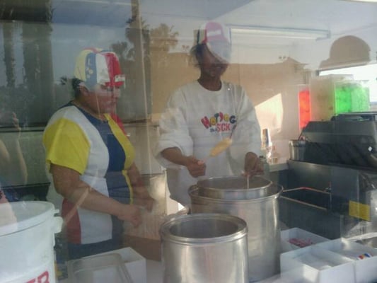 Hot Dog on a Stick by null