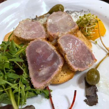 Crostaceria Sa Tanca - Tuna steak with lime and cappers - Italian Near Me - Rome, RM