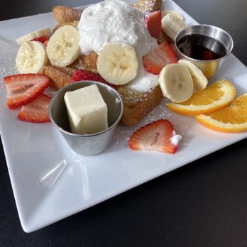 Calafia Kitchen - Strawberry Banana French Toast and a serious side of butter - Breakfast & Brunch Near Me - Livermore, California Calafia Kitchen - Strawberry Banana French Toast and a serious side of butter - Breakfast & Brunch Near Me - Livermore, California