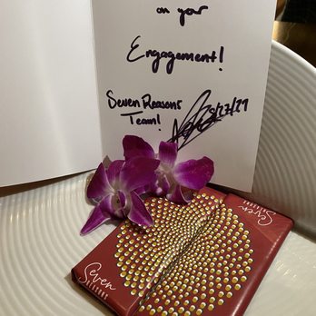 Seven Reasons - Congratulatory card - Latin American Near Me - Washington, DC, District of Columbia
