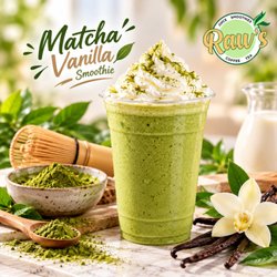Raw's - Matcha vanilla smoothie