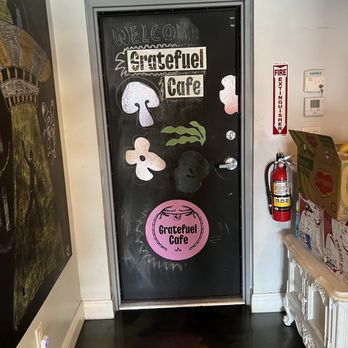 Gratefuel Cafe - Door to backyard - Yoga Near Me - Fort Lauderdale, Florida