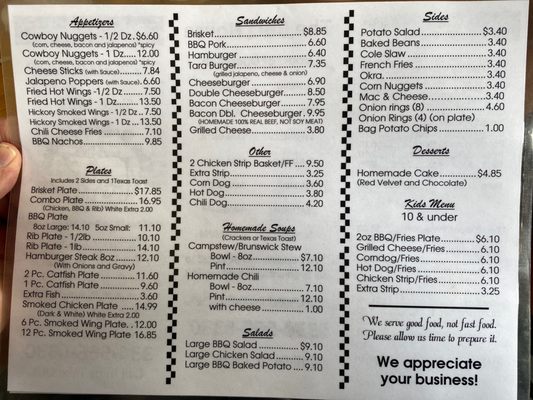 Menu photo 4 The Bbq House Troy, AL
