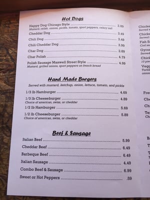 Menu photo 8 Happy Dog West Chicago West Chicago, IL Menu photo 8 Happy Dog West Chicago West Chicago, IL