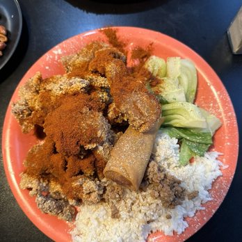 Lee’s Kitchen Noodle & Rice U Dub - Popcorn chicken bento - Coffee & Tea Near Me - Seattle, Washington