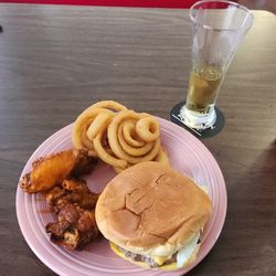 Madison Manor House - Burger and wing combo
