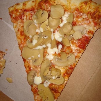 A-1 Pizza Shop - Mushroom slice - Pizza Near Me - New York, New York