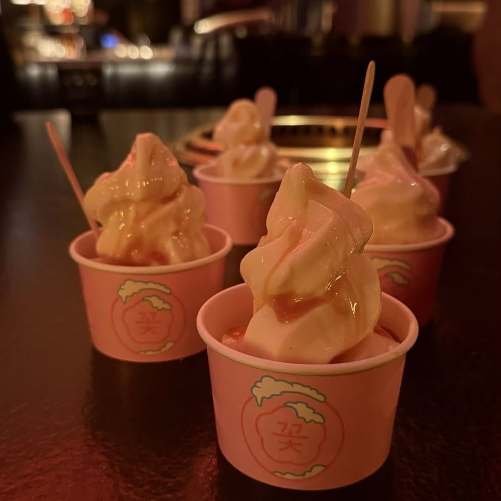 COTE - Vanilla Bean Soft Serve with Soy Sauce drizzled at the top - Steakhouses Near Me - Las Vegas, Nevada COTE - Vanilla Bean Soft Serve with Soy Sauce drizzled at the top - Steakhouses Near Me - Las Vegas, Nevada