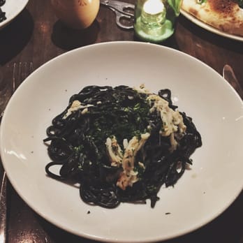 A16 - Squid ink pasta with dungeness crab. - Italian Near Me - San Francisco, California A16 - Squid ink pasta with dungeness crab. - Italian Near Me - San Francisco, California