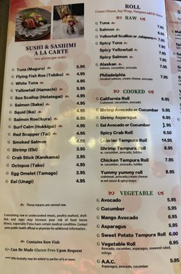 Menu photo 1 Ichiban Japanese Steakhouse Rawlins, WY Menu photo 1 Ichiban Japanese Steakhouse Rawlins, WY