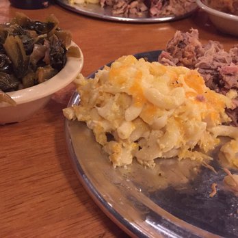 Creekside Bar-Be-Que - Pulled pork, real Mac and cheese, and collard greens that are actually seasoned well!  Thank you creekside. - Barbeque Near Me - Anderson, South Carolina