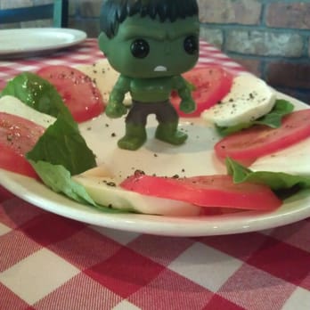 Grimaldi's Pizzeria - Hulk and his caprese salad - Pizza Near Me - Allen, Texas Grimaldi's Pizzeria - Hulk and his caprese salad - Pizza Near Me - Allen, Texas