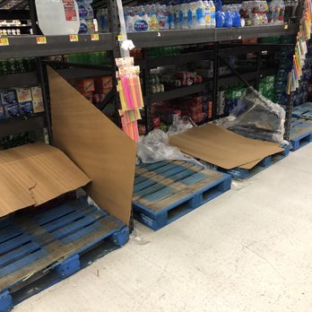 Walmart Supercenter - Empty, nada, none all 3 pallets. No water. - Department Stores Near Me - Irvine, California