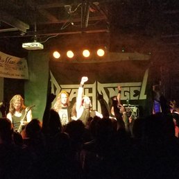 legendary thrash metal band Death Angel performing at Black Circle