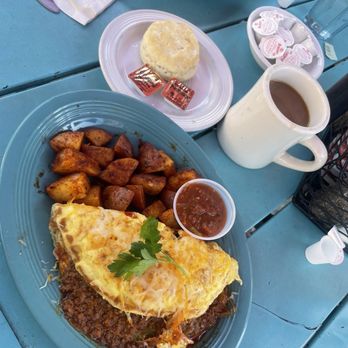 The Pantry Rio - Sonora Omelette - New Mexican Cuisine Near Me - Santa Fe, New Mexico