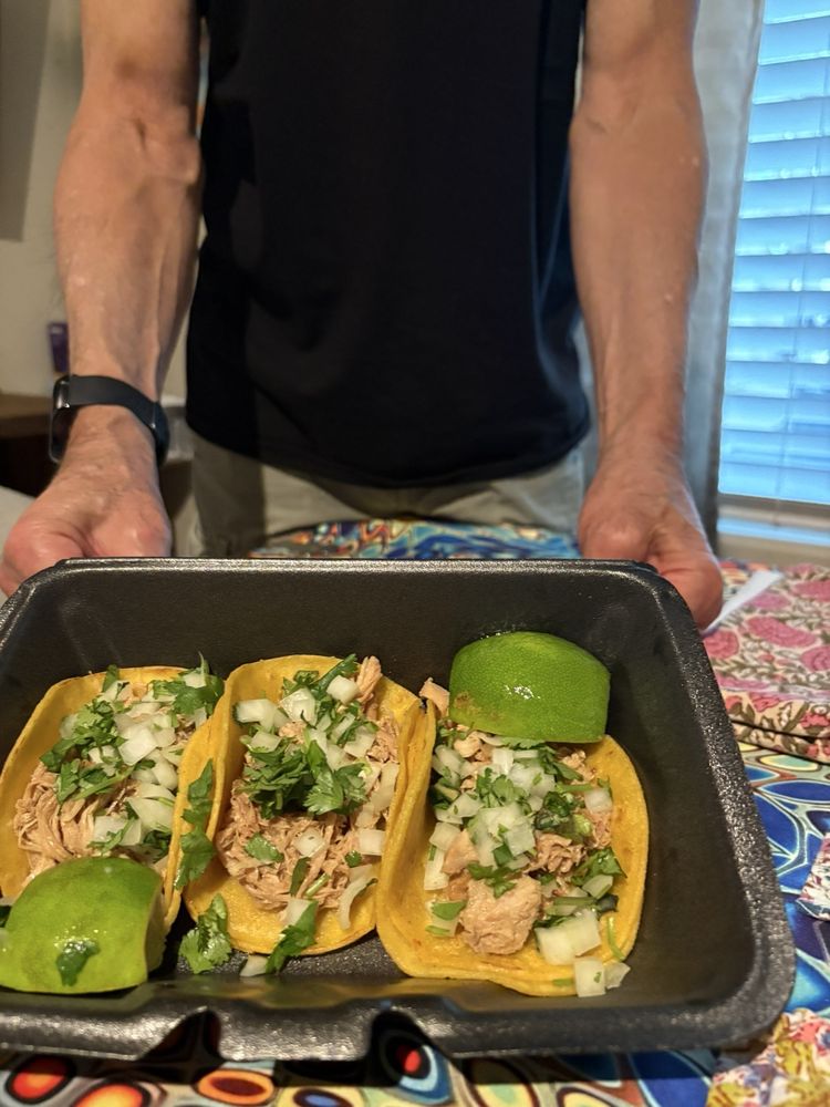 Food from BC Dam Tacos