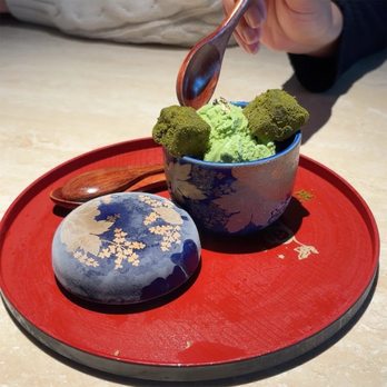 Ryori Lab - Uji matcha ice cream with mochi - Steakhouses Near Me - Houston, Texas