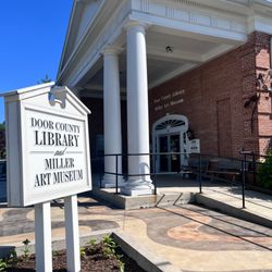 Miller Art Museum - To enter the Miller Art Museum, pass through the front doors of the Door County Library, the museum entrance is straight ahead.