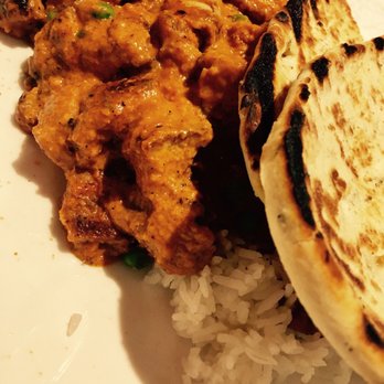 The Corner Office Restaurant + Martini Bar - Chicken Tikka Masala with basmati rice and naan - New American Near Me - Denver, Colorado