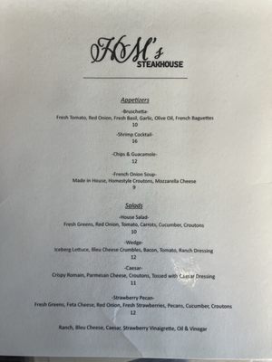 Menu photo 3 HM’s Steakhouse Watford City, ND Menu photo 3 HM’s Steakhouse Watford City, ND