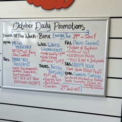 Healthy Chance Nutrition - Menu